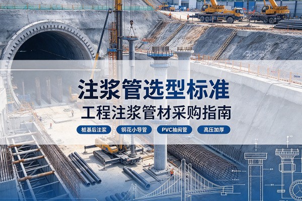 西沙注浆管选型标准